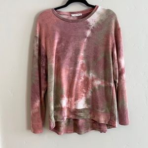 Pink tie dye sweatshirt